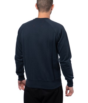 Crewneck Cotton Sweatshirt - Blu Navy (special edition)