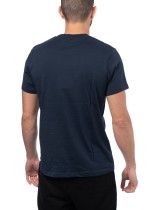 Printed Cotton  T-shirt   Jersey - Blu Navy
