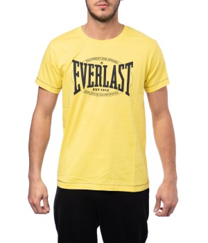 Logo Print Cotton Jersey T-shirt - Yellow