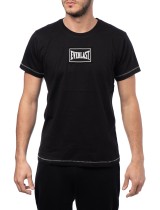 Cotton Logo Tag  T-shirt  Jersey- Black