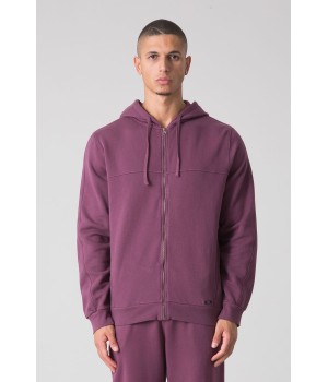 SUNFADED FULL-ZIP HOODED JACKET