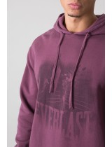 SUNFADED HOODIE WITH BOXING GRAPHICS
