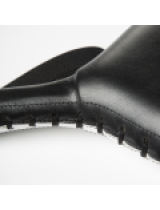 EVERLAST 1910 LEATHER PADDLES - BLACK/WHITE, O/S                                                                                                   
