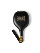 EVERLAST 1910 LEATHER PADDLES - BLACK/WHITE, O/S                                                                                                   