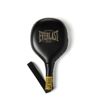 EVERLAST 1910 LEATHER PADDLES - BLACK/WHITE, O/S                                                                                                   