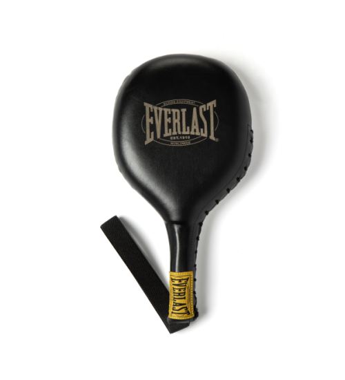 EVERLAST 1910 LEATHER PADDLES - BLACK/WHITE, O/S                                                                                                   