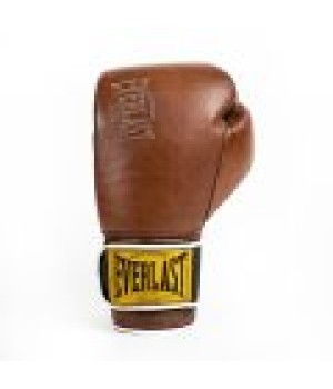 EVERLAST 1910 CLASSIC(PREMIUM LEATHER)TRAINING GLOVES - BRN