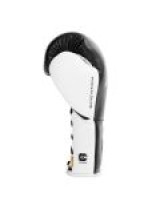 EVERLAST POWERLOCK PRO OG(PREMIUM GENUINE LEATHER)LACED UP (KICK)BOXING GLOVE - BLACK/WHITE