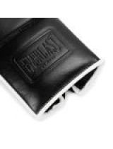 EVERLAST POWERLOCK PRO OG(PREMIUM GENUINE LEATHER)LACED UP (KICK)BOXING GLOVE - BLACK/WHITE
