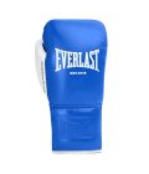 EVERLAST POWERLOCK OG(PREMIUM GENUINE LEATHER)PRO FIGHT GLOVE - BLUE/WHITE 