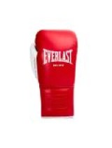 EVERLAST POWERLOCK OG(PREMIUM GENUINE LEATHER)PRO FIGHT GLOVE - RED/WHITE 