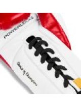 EVERLAST POWERLOCK OG(PREMIUM GENUINE LEATHER)PRO FIGHT GLOVE - RED/WHITE 
