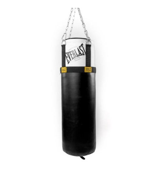 EVERLAST 1910 HEAVY BAG - BLACK/WHITE - 122X35Cm   