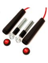 EVERLAST ADJUSTABLE WEIGHTED JUMP ROPE 335CM - BLACK/RED 