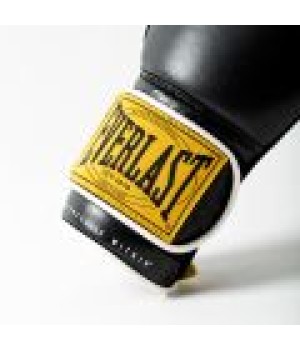 EVERLAST 1910 CLASSIC(PREMIUM LEATHER)TRAINING GLOVES - BLACK
