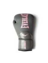 EVERLAST ELITE 2(THREE-LAYER FOAM) BOXING TRAINING  GLOVE - GREY/PINK