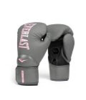 EVERLAST ELITE 2(THREE-LAYER FOAM) BOXING TRAINING  GLOVE - GREY/PINK