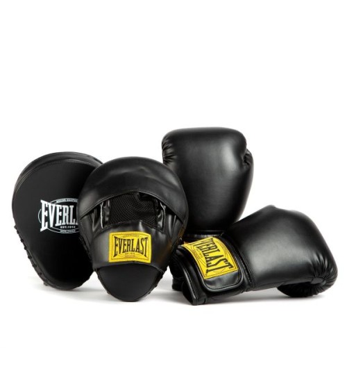 EVERLAST 1910 CLASSIC BOXING KIT - BLACK