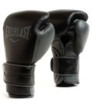 EVERLAST POWERLOCK 2 PRO(HIGH-QUALITY LEATHER)TRAINING H&L GLOVE - BLACK
