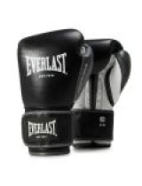 EVERLAST POWERLOCK OG(PREMIUM LEATHER)ADVANCED TRAINING GLOVES HOOK & LOOP - BLACK/WHITE  