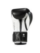 EVERLAST POWERLOCK OG(PREMIUM LEATHER)ADVANCED TRAINING GLOVES HOOK & LOOP - BLACK/WHITE  