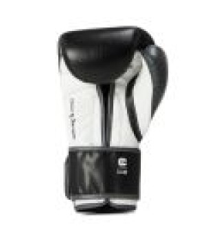 EVERLAST POWERLOCK OG(PREMIUM LEATHER)ADVANCED TRAINING GLOVES HOOK & LOOP - BLACK/WHITE  
