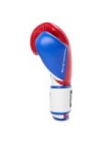 EVERLAST POWERLOCK OG(PREMIUM LEATHER)ADVANCED TRAINING GLOVES HOOK & LOOP - RED/WHITE  