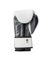 EVERLAST POWERLOCK OG(PREMIUM LEATHER)ADVANCED TRAINING GLOVES HOOK & LOOP -WHITE/BLACK  