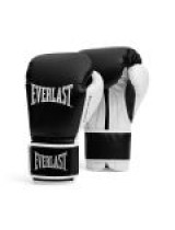 EVERLAST POWERLOCK OG(SYNTHETIC LEATHER) TRAINING GLOVES HOOK & LOOP - BLACK/WHITE  