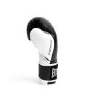EVERLAST POWERLOCK OG(SYNTHETIC LEATHER) TRAINING GLOVES HOOK & LOOP - BLACK/WHITE  
