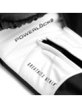 EVERLAST POWERLOCK OG(SYNTHETIC LEATHER) TRAINING GLOVES HOOK & LOOP - BLACK/WHITE  