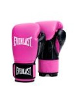 EVERLAST POWERLOCK OG(SYNTHETIC LEATHER) TRAINING GLOVES HOOK & LOOP - PINK/BLACK