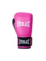 EVERLAST POWERLOCK OG(SYNTHETIC LEATHER) TRAINING GLOVES HOOK & LOOP - PINK/BLACK