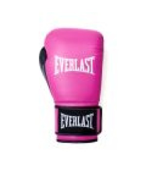 EVERLAST POWERLOCK OG(SYNTHETIC LEATHER) TRAINING GLOVES HOOK & LOOP - PINK/BLACK