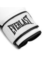 EVERLAST POWERLOCK OG(SYNTHETIC LEATHER) TRAINING GLOVES HOOK & LOOP - WHITE/BLACK