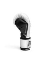 EVERLAST POWERLOCK OG(SYNTHETIC LEATHER) TRAINING GLOVES HOOK & LOOP - WHITE/BLACK