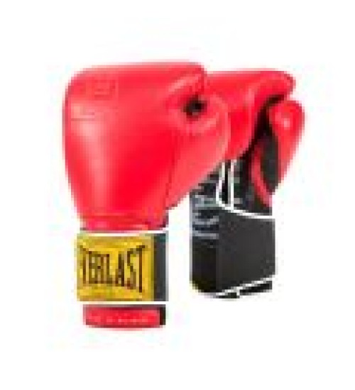 EVERLAST 1910 CLASSIC(PREMIUM LEATHER)TRAINING GLOVES - RED