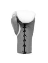 EVERLAST POWERLOCK 2 PRO(HIGH-QUALITY LEATHER)TRAINING LACED GLOVE - WHITE