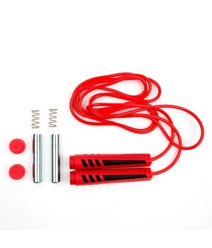 EVERLAST WEIGHTED JUMP ROPE 335CM - BLACK/RED 