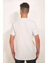 Oversized Metallic Logo Cotton Jersey T-shirt - White