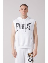 THE ICON SLEEVELESS HOODIE WITH TIGER GRAPHICS