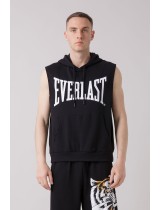 THE ICON SLEEVELESS HOODIE WITH TIGER GRAPHICS