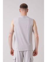 TREATMENT FLAMED JERSEY TANK TOP
