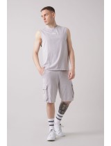 TREATMENT FLAMED JERSEY TANK TOP