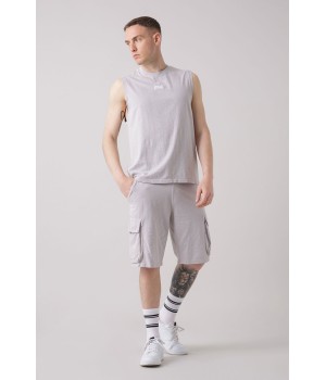 TREATMENT FLAMED JERSEY TANK TOP