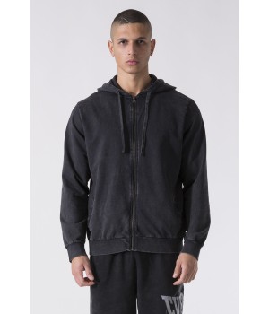 FULL ZIP SWEATSHIRT WITH HOOD FOR TRAINING AND BOXING