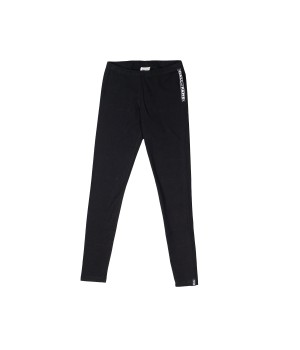 Sportswear Stretch Cotton Leggings  - Black