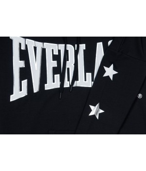 Everlast Stars Hooded  Sweatshirt - Black