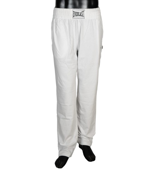 Cotton Sweatpants With Logo Details - White