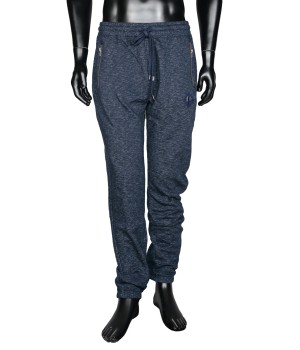 Slim Fit Jersey Sweatpants - Blue Navy
